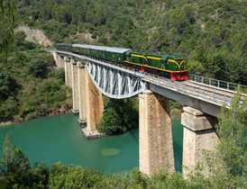 Vuelve el Tren de los Lagos Nueva temporada para el tren clásico entre Lérida y Puebla de Segur